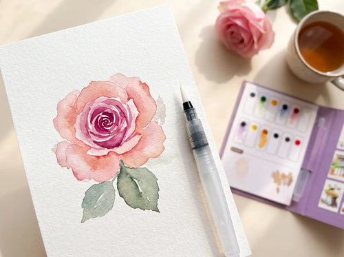 How to Paint Roses in Watercolor (Simple & Loose)