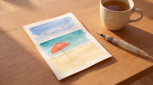 How to Paint a Beach in Watercolor (Easy Step-by-Step for Beginners)