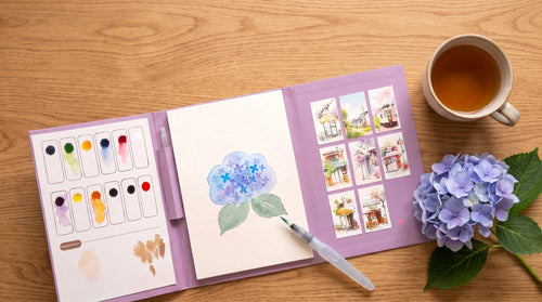 How to Paint Hydrangeas in Watercolor (Easy Summer Flower)