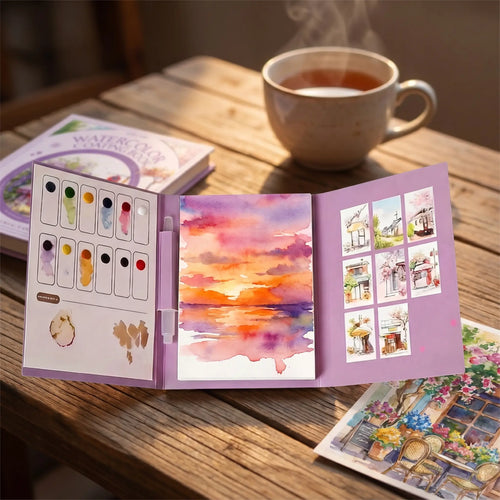 How to Paint a Sunset in Watercolor (Even If You've Never Held a Brush)