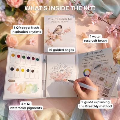 Creative Escape Kit - Petals & Plumes