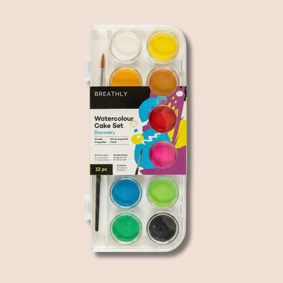 12-Color Watercolor Set