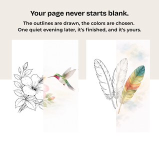 Creative Escape Kit - Petals & Plumes