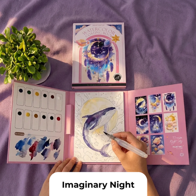 breathly watercolor kit unboxing imaginary night