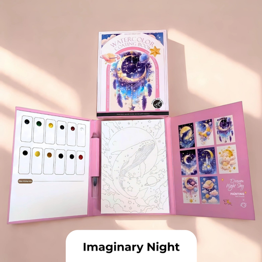 Imaginary Night theme - magical nighttime landscapes for relaxation