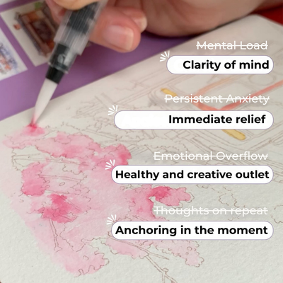 Creative Stress Relief Kit interior pages - detailed coloring patterns